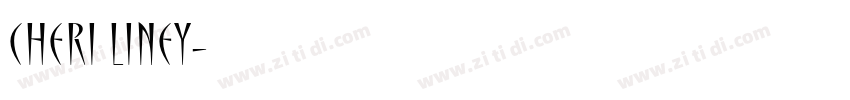 Cheri Liney字体转换